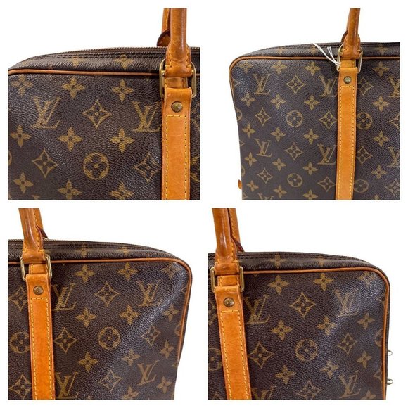 Authentic Louis Vuitton Business Bag Porte Document Voyage Monogram Used LV Hand - Picture 9 of 13
